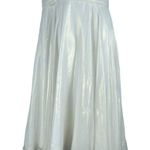 Mac Duggal  Rosette One Shoulder Tea Length Dress White Size 12 Photo 6
