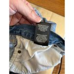 BLANK NYC Womens Denim Jean Shorts 100% Cotton Button Fly Distressed Torn Size 31 Photo 4