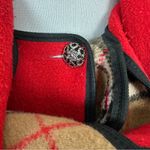 VINTAGE DAVID BARRY Red Reversible Wool Cape Size undefined Photo 4