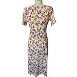 Susan Bristol Vintage Pink Floral Midi Dress Size 6 Photo 2