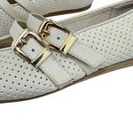 Dolce Vita Baylee Ballet Flats Bone Perforated Suede Cream Mary Jane 8 White Photo 8