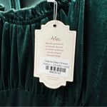 NEW Ivy City Co. Cleopatra Flare Long Sleeve Midi Dress Velvet Green Medium M Photo 7
