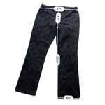 Ralph Lauren LRL Lauren  Black Velvet floral print jeans Size Photo 2