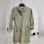 The Drop Green Denim Romper Trendy Photo 2