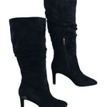 Vince Camuto Womens Suede VP-Larink Heeled Tall Boots Black Size 6.5 NWT Photo 0