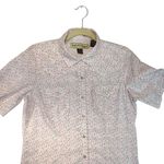 Bit & Bridle  Womens Short Sleeve Floral Western Button Up Shirt Size M Photo 3