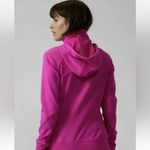 Athleta Magenta Triumph Zip Up Hoodie Size Medium Photo 2