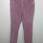 We The Free  Sun Chaser Button Fly High Waist Lavender Cords 26 Photo 6