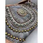 Montana‎ West Western Boho Studded Handbag Shoulder Purse Boho Gray Photo 2