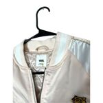 Vans Womens Bomber Jacket Tiger Floral Embroidery Baseball Pink Varsity S Photo 3