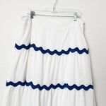 [PrettyGarden] White Blue Matching Set Crop Tank Maxi Skirt Summer NWOT Size XXL Photo 6