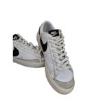 Nike Blazer Low Leather Sneakers White & Black 8.5 Photo 3