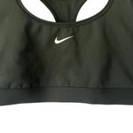 Nike Swoosh Dri Fit Medium Support Green Sports Bra Workout Gym Athletic Top Photo 1