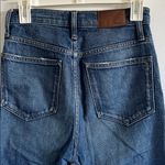 Madewell Classic Stovepipe Blue Denim Jeans Photo 4