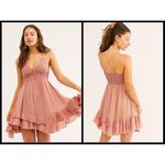 Free People 💕💕 One Adella Slip Dress ~ Rose Pink Medium M NWT Photo 5