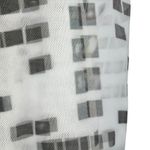 Emporio Armani White Black Long Sleeve Abstract Square Blazer Coat Jacket Sz S/M Photo 3