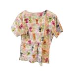 Cherokee HQ Scrub Best Furiends Vneck Neck 4762V-BFFS Vet Medical Scrub Top Photo 1