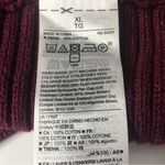 Gap New  Burgundy Cardigan sweater X-large Open Front Knit Photo 3