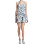 Derek Lam  10 Crosby Charlotte Sleeveless Striped Tie Mini Dress 4 Photo 8