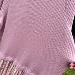 Free People Opposites Attract Floral Oversize Thermal Mesh Mini Dress Size M Photo 6