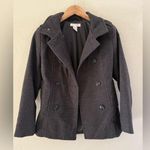 H&M Women's Double-Breasted Gray Coat Photo 0