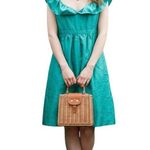 LulaKate Raw Silk Ruffle V Photo 0