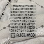 Velvet Heart  White Black Striped Dots Button Down Shirt Size Medium Photo 5