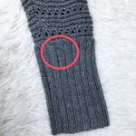 Lucky Brand  Woven Silver Grey Metallic Sweater Small Photo 6