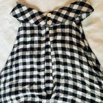 Mud Pie  Black and White Gingham Mini Dress Photo 1