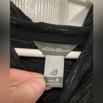 Eddie Bauer  Black Marbled Women's Cowl Neck Long Sleeve Shirt Photo 1