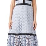 Jill Stuart Jill Blue Lace Elle Dress Size 6 Vintage Inspired Romantic Girlcore Photo 0