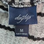 Daytrip Gray and Black Stripe Cardigan Size Medium Long Gray Cardigan Photo 6