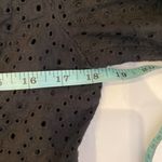 CAbi  Black Flamenco Eyelet Blazer Long Sleeve Blazer Jacket EUC Sz 4 Photo 9