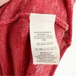 Free People Red Rain or Shine Knit Mini Dress Collared Sweater Size Large Photo 7