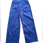 Maeve Anthropologie The Colette Cropped Wide-Leg Pants Corduroy Navy Size 29 Photo 2