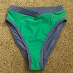 93 Play Street Crossover Bikini Bottom Green Size M Photo 0