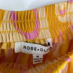 Rose + Olive Women Midi Skirt Tiered Boho Stretch Pull Retro Festival Hippie NWT Photo 5