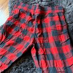 Aerie  Red and Black Plaid Pajama Pants Photo 5