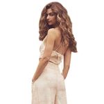 Free People  Vanessa Smocked Printed Sleeveless Cropped Trendy‎ Top Sz Medium NWT Photo 1