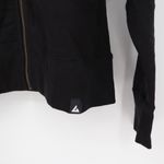 American Giant Womens Black Full Zip Hoodie Sweatshirt XL Cotton Made USA Photo 3