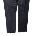 Paige  Noella High Rise Straight Cropped Jeans Faded Black Womens Size 28 Photo 5