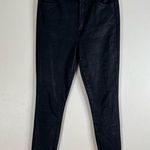 joe's jeans Joe’s Jeans The Charlie Black Coated High Rise Skinny Raw Edge Stretch Jeans Photo 0