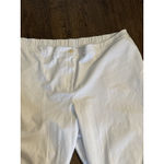 Eileen Fisher  White Cropped‎ Knit Pants Size 2X Photo 3