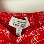 & Other Stories & Other Stories Women’s 0 Red Floral Puff Sleeve MIDI Dress Photo 2