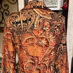 ST. John sport printed jacket size P. All over pattern, fall, maximalism Orange Photo 5