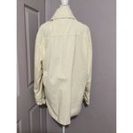 We Wore What  Ivory Corduroy Snap Button Shacket Collar Jacket 100% Cotton XS/S Photo 4