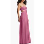 Strapless Empire Waist Chiffon Gown in Orchid Pink
Dessy Collection Pink Size 14 Photo 2