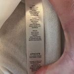 Chico's  Cardigan Size 1 Black White Madison Long Sleeve Mixed Fabric Lace NWT Photo 10