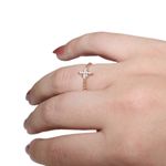 14k Solid Gold Stacking Star Ring 1.47 Grams Size 7.5 Photo 2