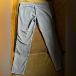 Ecru  Purple With Black Stripe On Side straight Leg Mid Waist With Pockets SZ L Photo 1